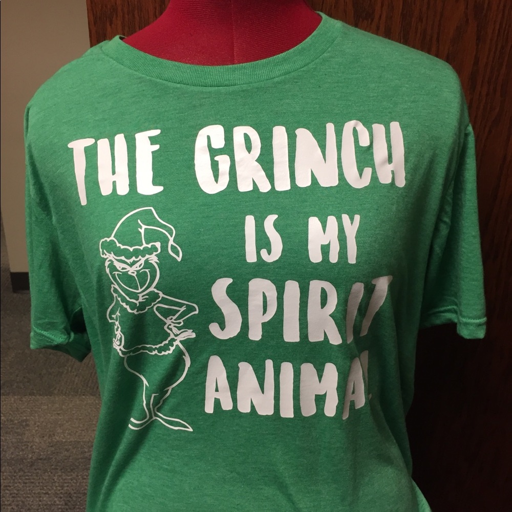 Funny T-shirt Grinch is My Spirit Animal.